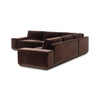 Isaiah 3Pc Sectional 252816-001 angled back view 