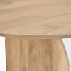 Isla Dining Table 70560-AB top and leg view 
