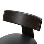 Issa Chair Carson Black Seat Top Angled Four Hands