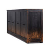 Four Hands It Takes an Hour Sideboard Distressed Black Angled View