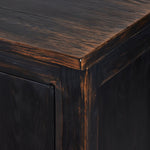 It Takes an Hour Sideboard Distressed Black Hand-Distressed Chipping Detail 242172-001