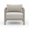 Sonoma Outdoor Chair Venao Grey Front View Four Hands