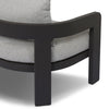 Four Hands Jackson Outdoor Metal Sofa rounded back view