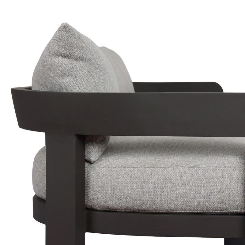 Jackson Outdoor Metal Sofa 247453-002 metal arm frame