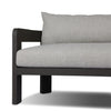 Four Hands Jackson Outdoor Metal Sofa eye level seat cushion view