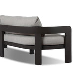 Four Hands Jackson Outdoor Metal Sofa back metal frame view