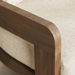 Jackson Outdoor Sofa 242897-005 rounded arm frame view