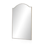 Jacques Floor Mirror Antique Brass Angled View 228729-002