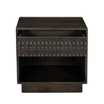 HTD Jakarta Nightstand front open drawer view 