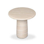 Janice End Table 250728-001 overhead angled view 