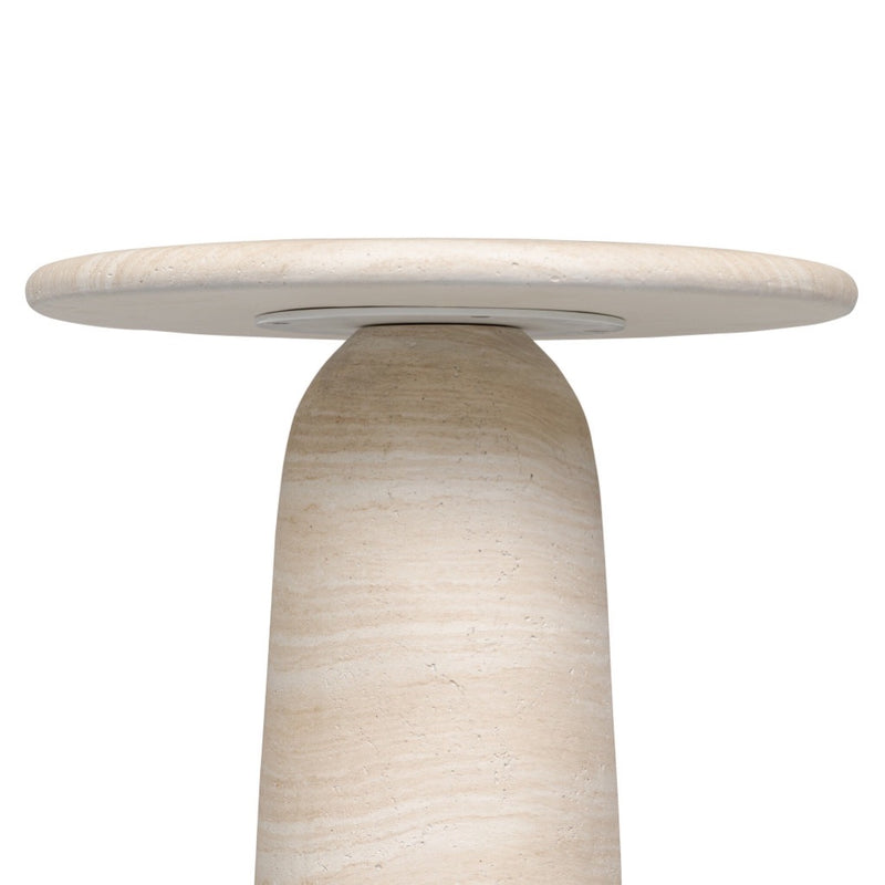 Four Hands Janice End Table side view 