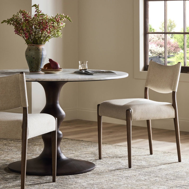 Four Hands Jayla Armless Dining Chair - Antwerp Natural