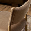 Four Hands Jayla Counter Stool staged view of back 