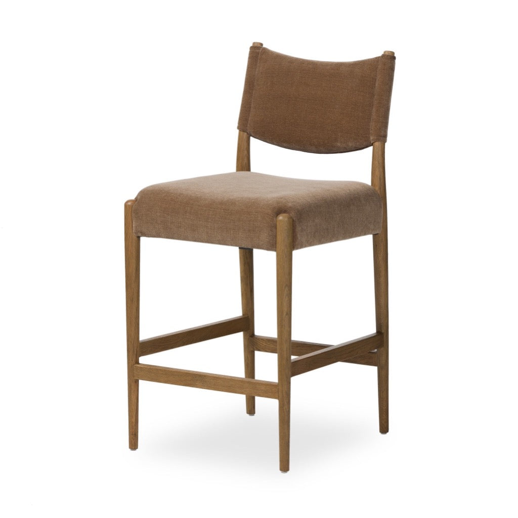 Four Hands Jayla Counter Stool angled view 