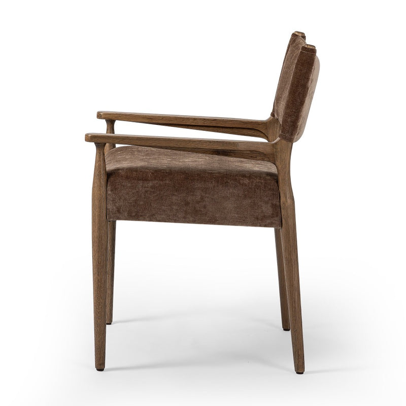 Four Hands Jayla Dining Armchair - Altair Mushroom