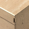 Four Hands Jaylen Nightstand travertine top corner 