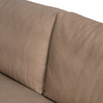 Jenkins Sofa Heritage Taupe Top Grain Leather Backrest Four Hands