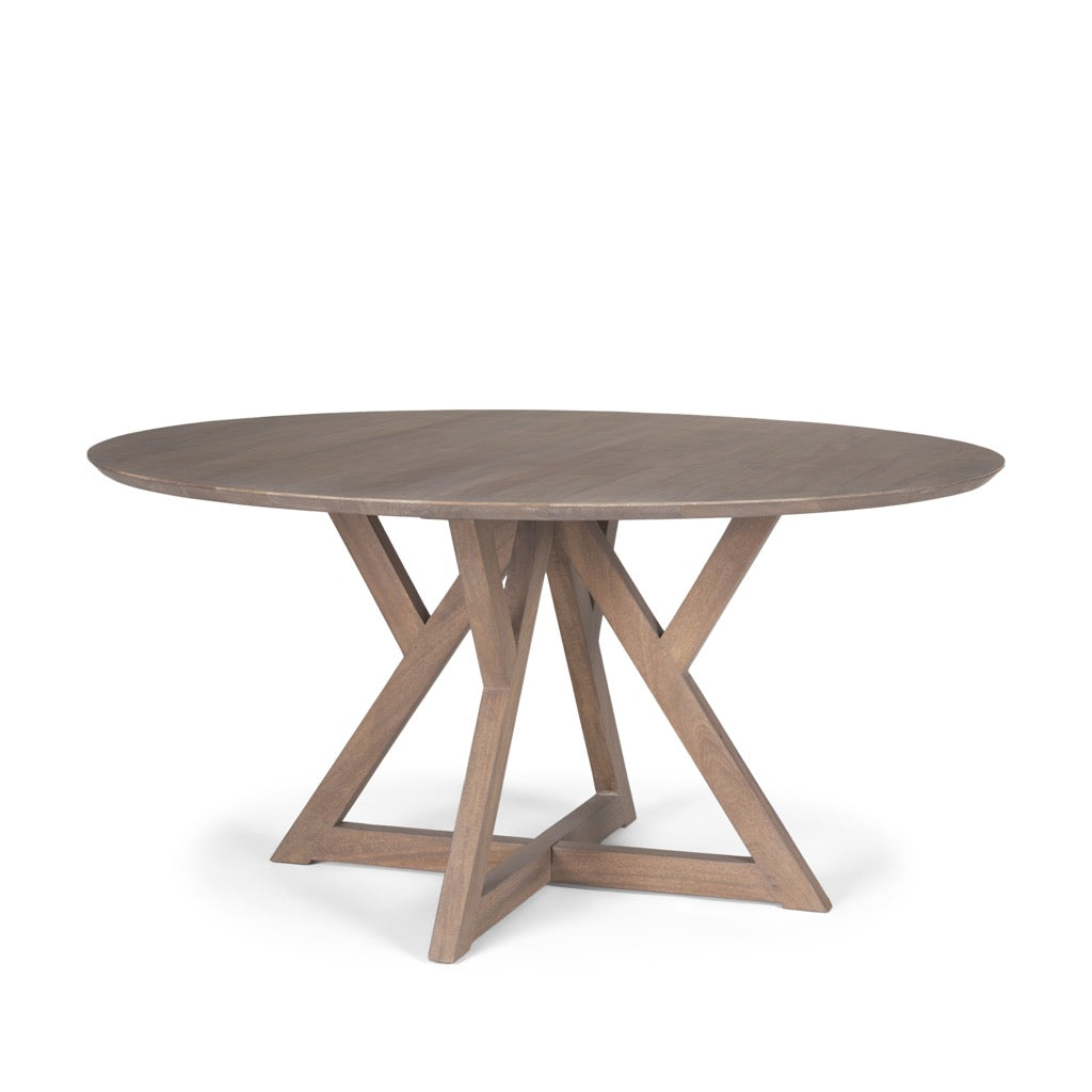 Mercana Jennings Dining Table Brown Angled View 67492