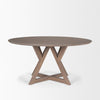 Mercana Jennings Dining Table Brown Side View 67492