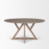 Mercana Jennings Dining Table Brown Side View