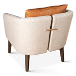 HTD Jessie Accent Chair angled back view 