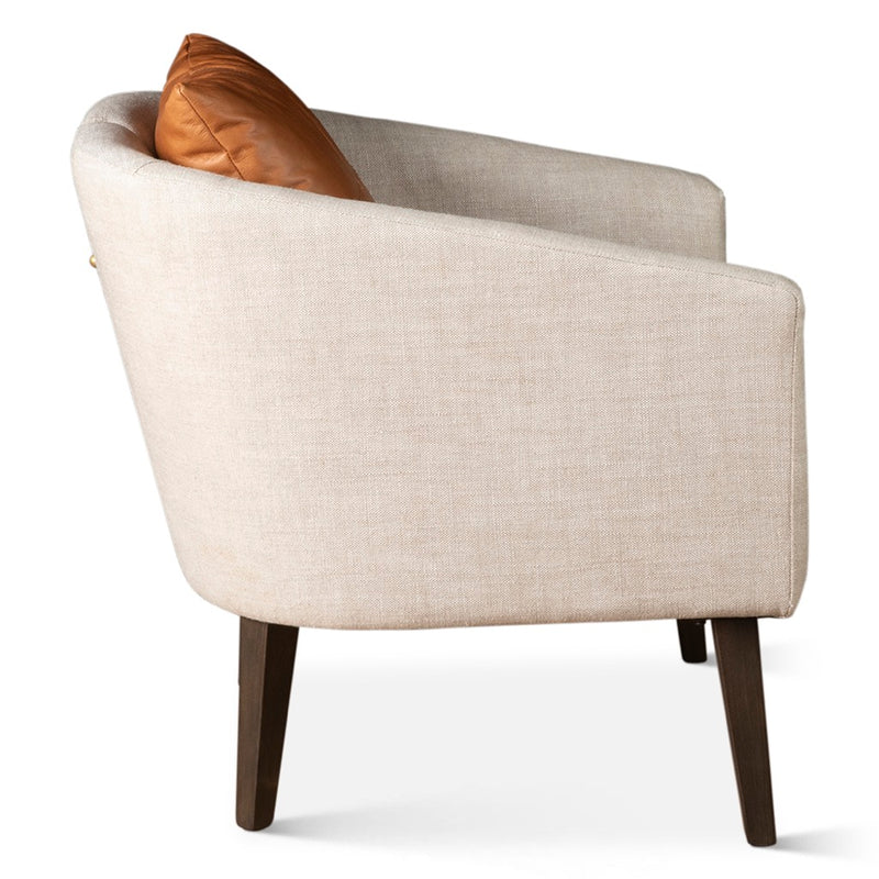 HTD Jessie Accent Chair side view 