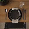 Jonan Dining Table 71110-AB staged table setting view 