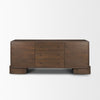 Mercana Jonan Sideboard Dark Brown Front Facing View