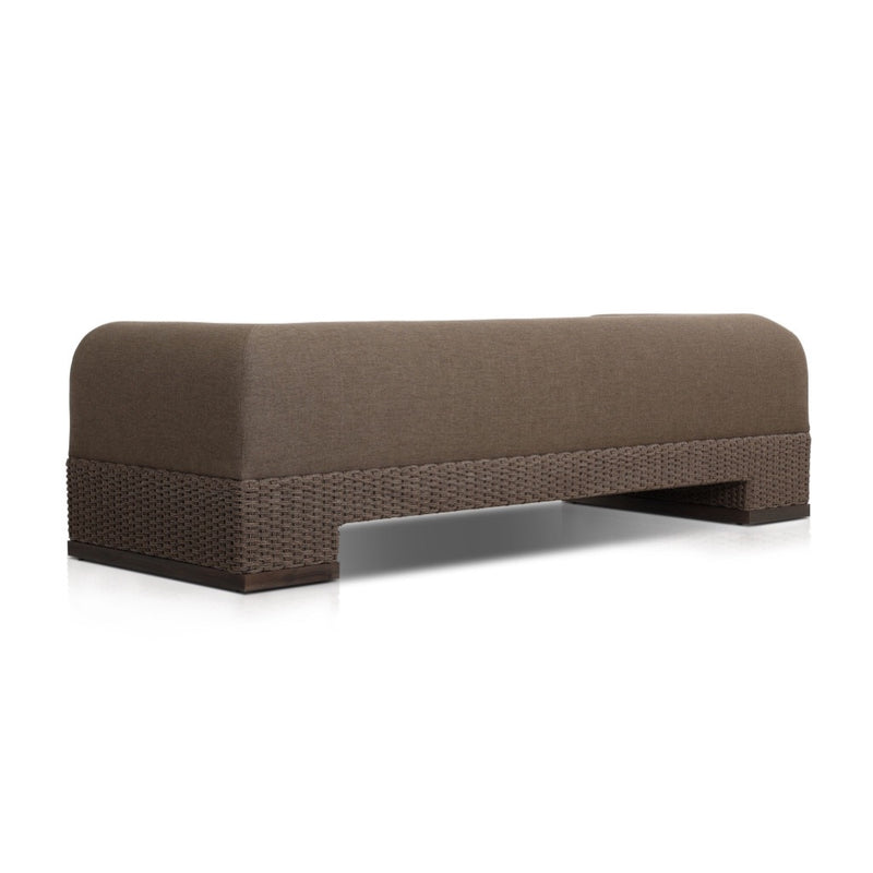 Four Hands Joss Outdoor Sofa angled back view