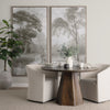 Mercana Jovani Round Dining Table staged view 