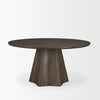 Jovani Round Dining Table 71107-AB angled view 