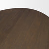 Mercana Jovani Oval Dining Table round tabletop edge