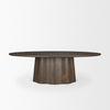 Mercana Jovani Oval Dining Table front view 