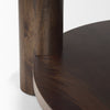 Jovia Coffee Table 71122-AB bottom shelf view 