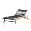 Four Hands Julian Outdoor Chaise angled reclined view 
