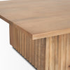Mercana June Coffee Table tabletop corner and base view 