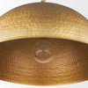  Karina Dome Pendant 70101 gold dome view 