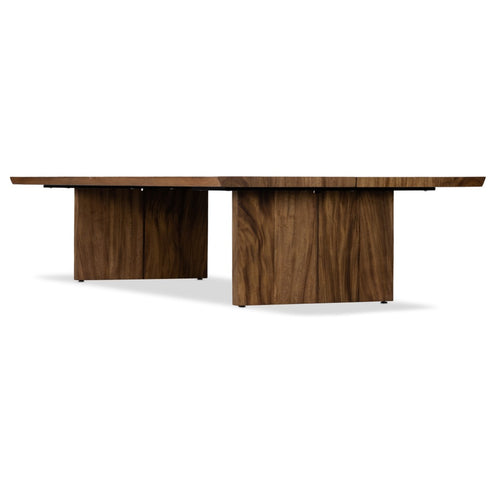 Katarina Coffee Table Natural Guanacaste Angled View Four Hands