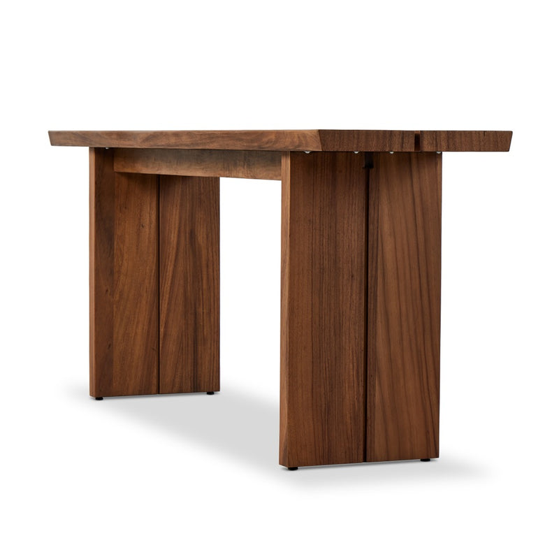 Four Hands Katarina Console Table Natural Guanacaste Angled View