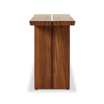 Katarina Console Table Natural Guanacaste Side View Four Hands