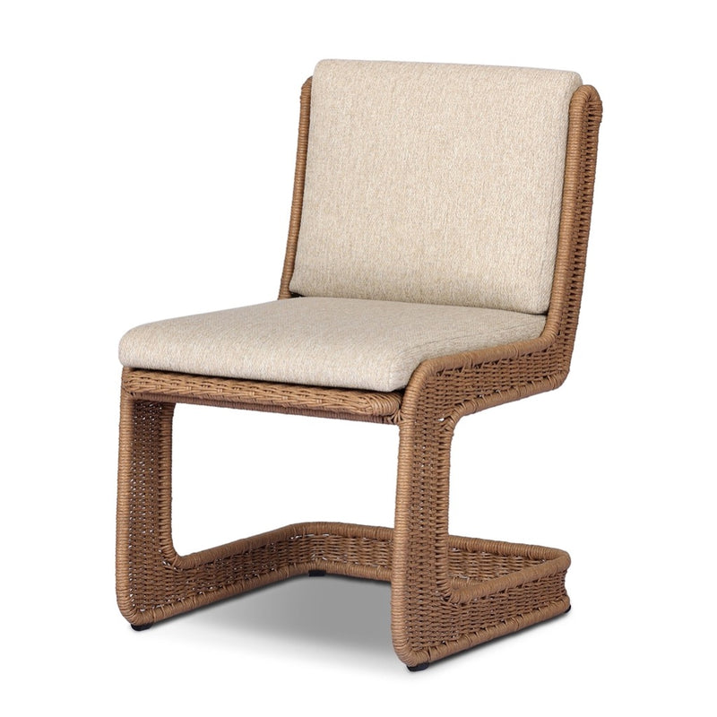 Four Hands Katrine Outdoor Dining Chair - Concha Beige