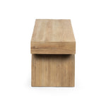 Four Hands Keane Bench Natural Elm Side View