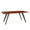 Home Trends and Design Kennedy 68" Dining Table angled view 