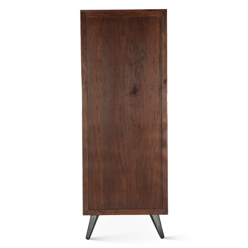 HTD Kennedy Bar Cabinet back view 