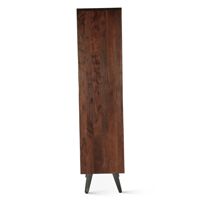 Kennedy Bar Cabinet FKN-BC28WN side view 