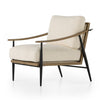 Kennedy Chair Kerby Ivory Angled View 100970-002