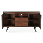 HTD Kennedy Media Cabinet front open door view 