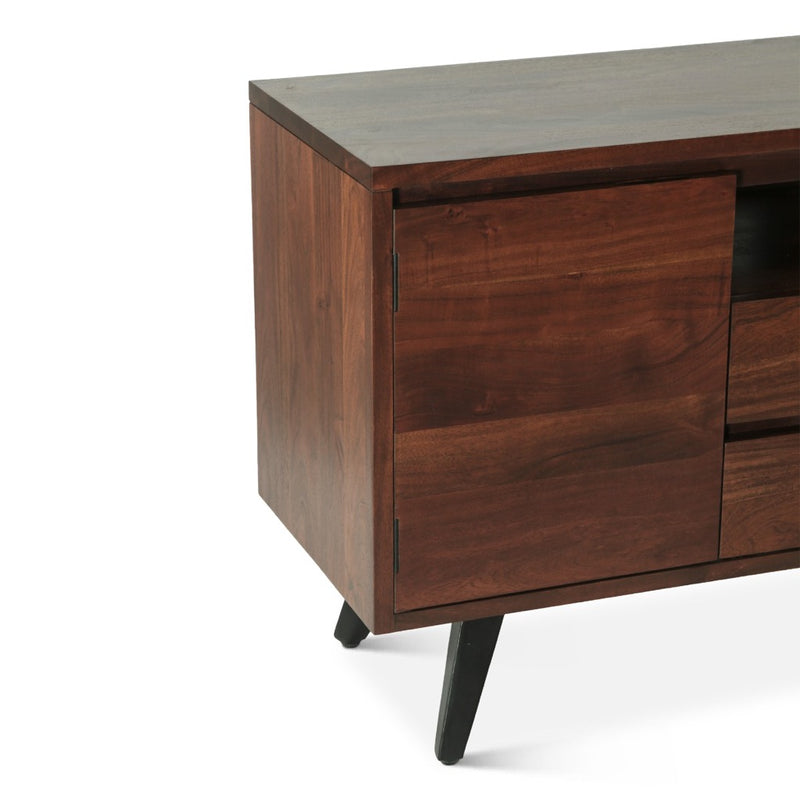 Kennedy Media Cabinet FKN-MC54WN angled view of leg
