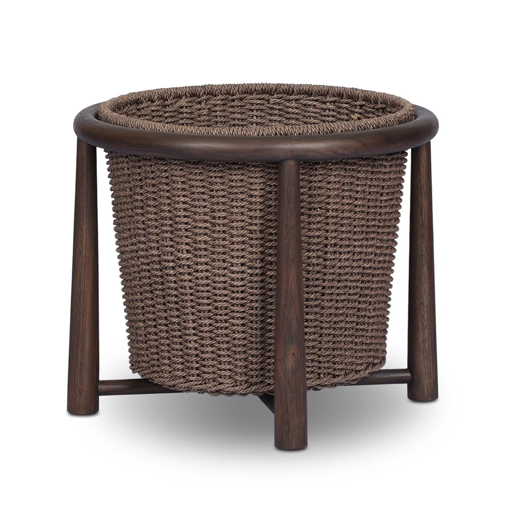 Four Hands Kernan Basket angled view 