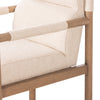 Kiano Dining Armchair Charter Oatmeal Parawood Frame Detail 236328-001
